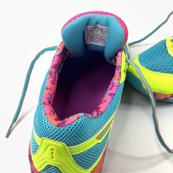 Asics Gel-Frantic 7 Women's Size 11 Running Shoes Neon Multicolor T3A6Q - Picture 12 of 13
